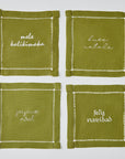 "Four Christmases" Napkin Set