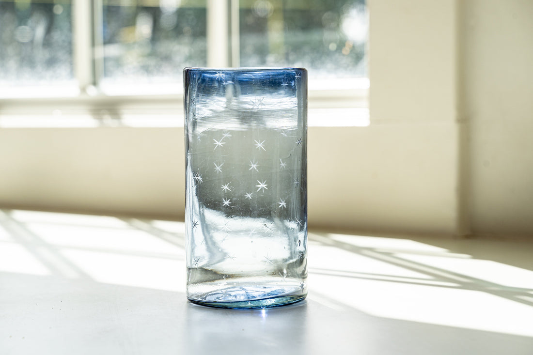 Starry Night Water Glass (French Blue)