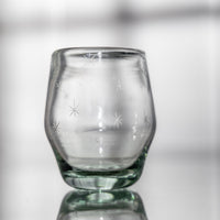 Starry Night Stemless Wine Glass, single
