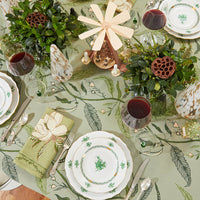Tuileries Evergreen Tablecloth