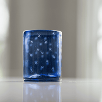 Starry Night Rocks Glass (French Blue)