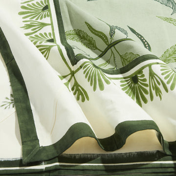 Tuileries Evergreen Tablecloth