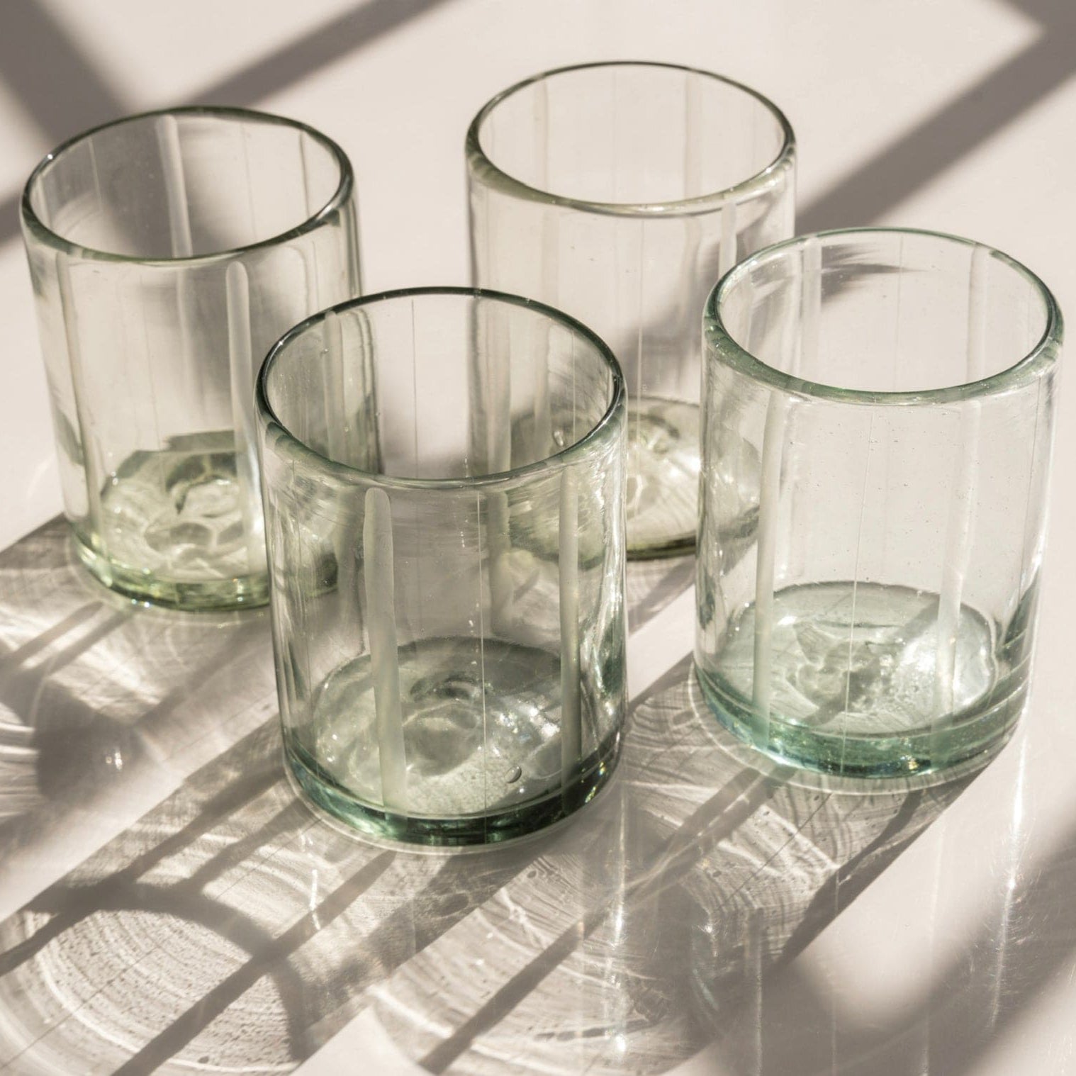 Suit Stripe Rocks Glasses (Clear) Single