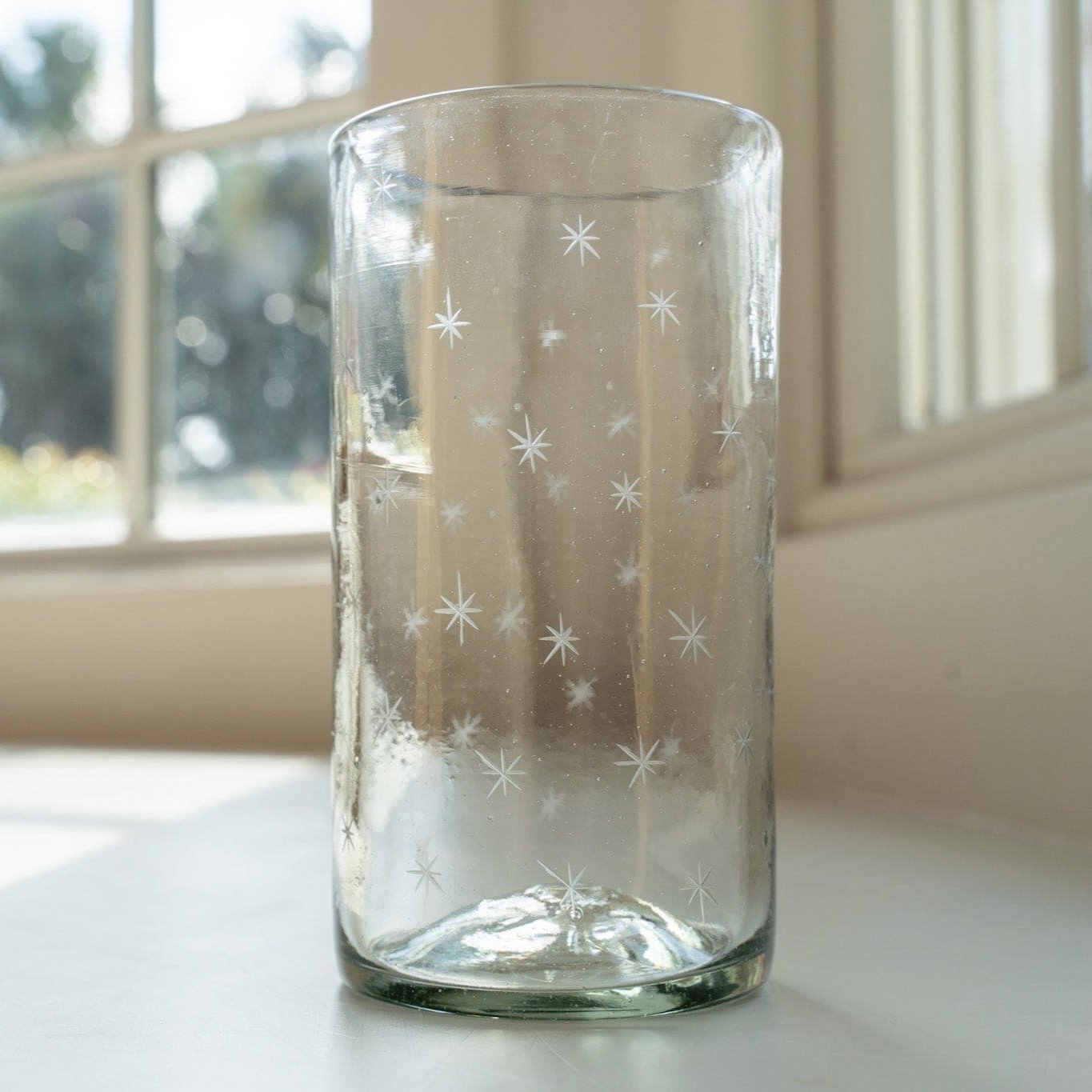 Starry Night Water Glass (Clear)