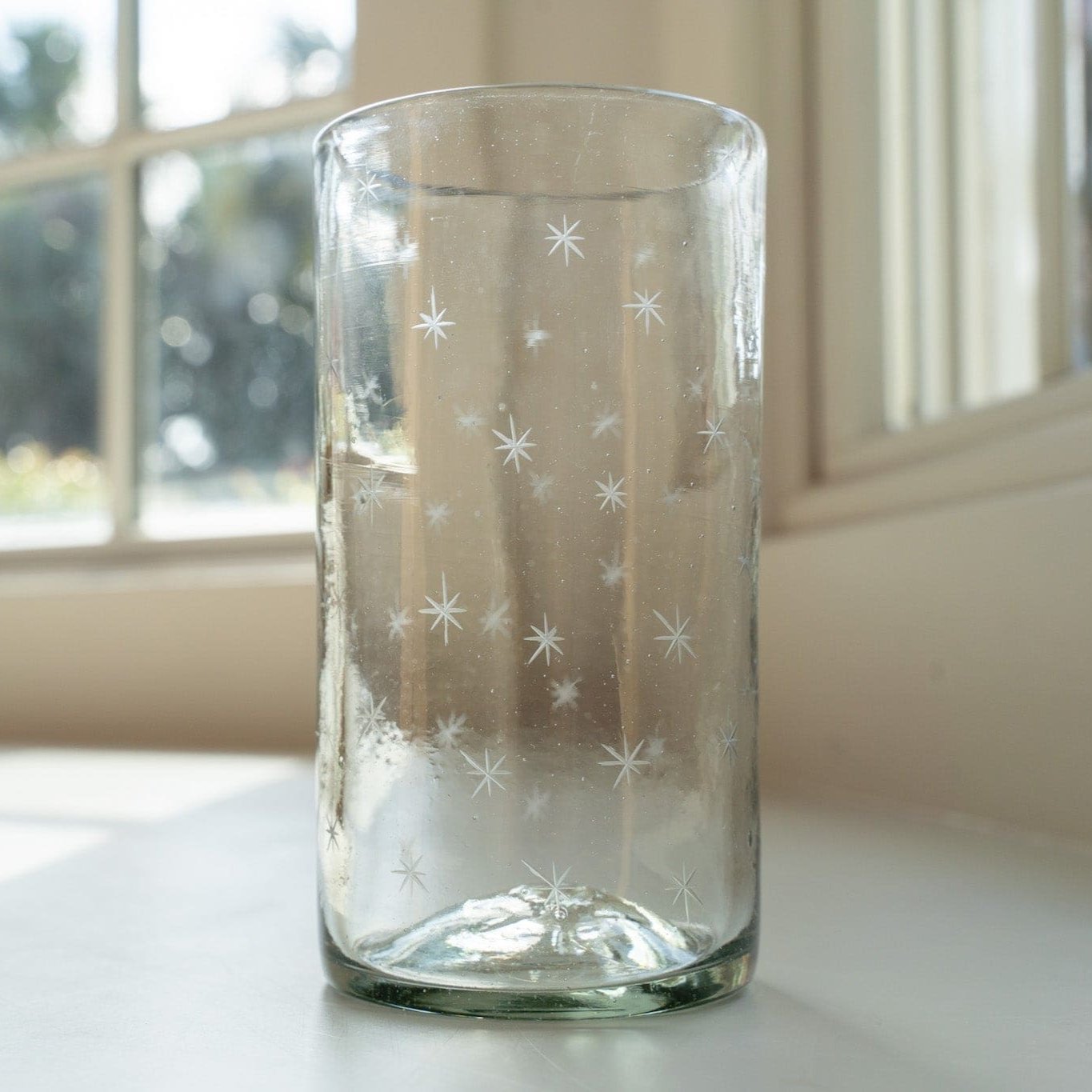 Starry Night Water Glass (Clear)