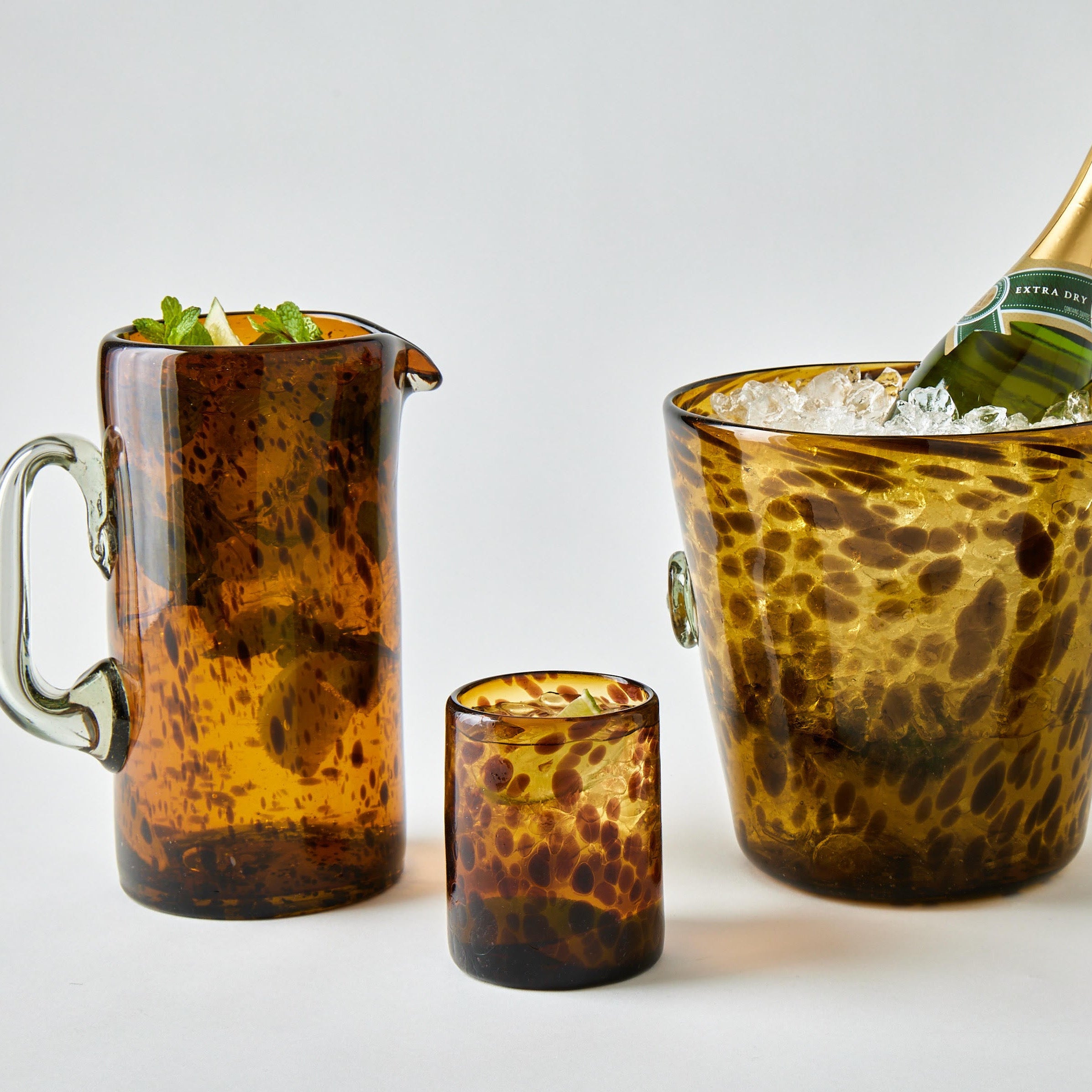 tortoise shell wine glasses Brown Tortoise Rocks Glass – Half Past Seven