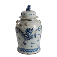 18" Dragon Ginger Jar