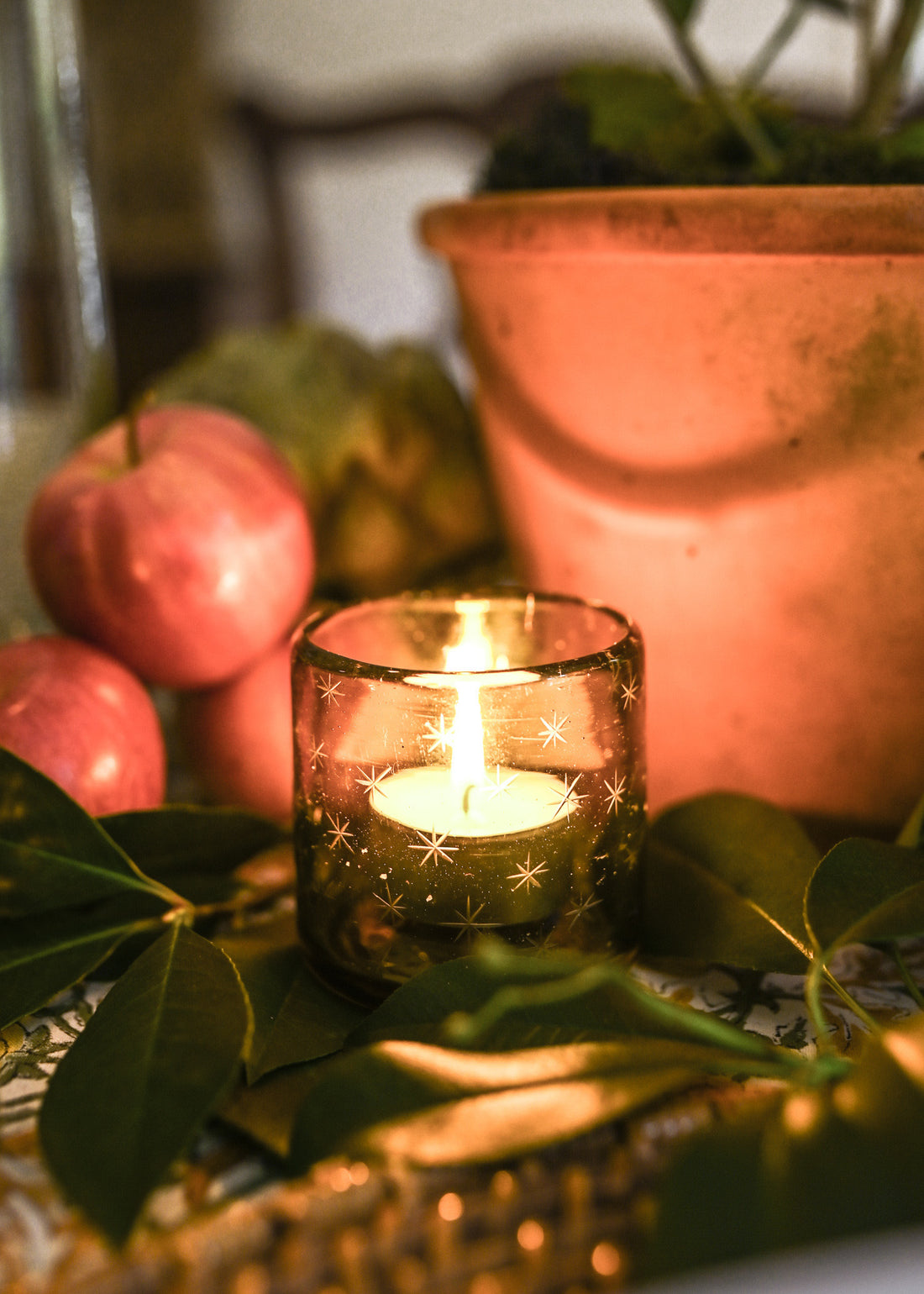 Starry Night Olive Votives