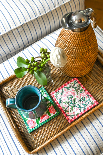 Sample Sale: Pastelle Quilted Coasters