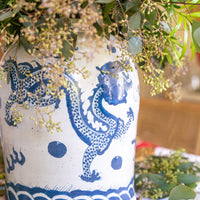 18" Dragon Ginger Jar